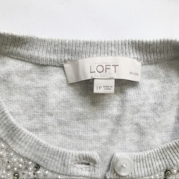 ⭐️$15⭐️ LOFT Jeweled Cardigan - Picture 5 of 5